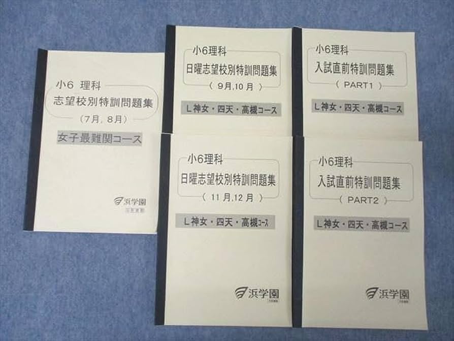 浜学園 志望校別特訓 甲陽コース 理科テキスト　甲陽学院 浜学園 志望校別特訓 甲陽コース 理科テキスト甲陽学院